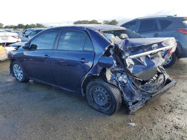 2T1BU4EE1CC792176 - 2012 TOYOTA COROLLA BASE BLUE photo 2