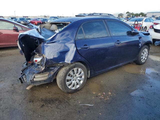 2T1BU4EE1CC792176 - 2012 TOYOTA COROLLA BASE BLUE photo 3