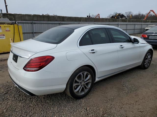 55SWF4KB1GU106692 - 2016 MERCEDES-BENZ C 300 4MATIC WHITE photo 3