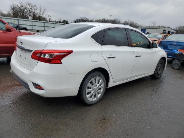 3N1AB7AP4KY213418 - 2019 NISSAN SENTRA S WHITE photo 3