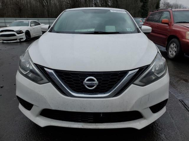 3N1AB7AP4KY213418 - 2019 NISSAN SENTRA S WHITE photo 5