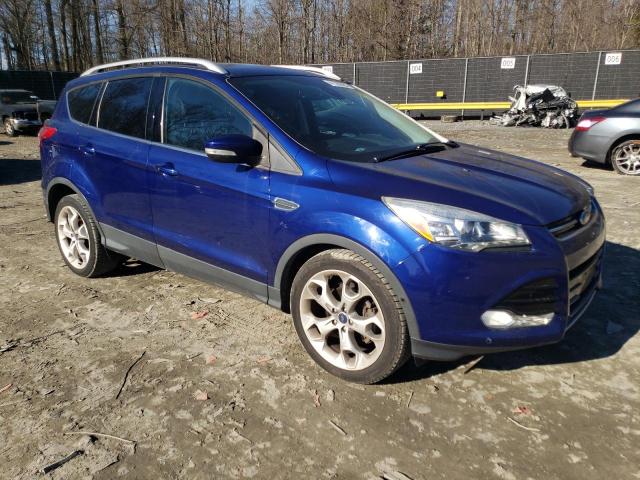 1FMCU0JX7EUB23786 - 2014 FORD ESCAPE TITANIUM BLUE photo 4