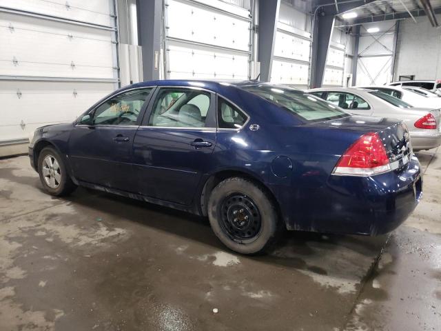 2G1WT58K479182959 - 2007 CHEVROLET IMPALA LT BLUE photo 2