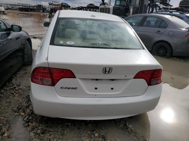 1HGFA16877L048860 - 2007 HONDA CIVIC EX WHITE photo 6