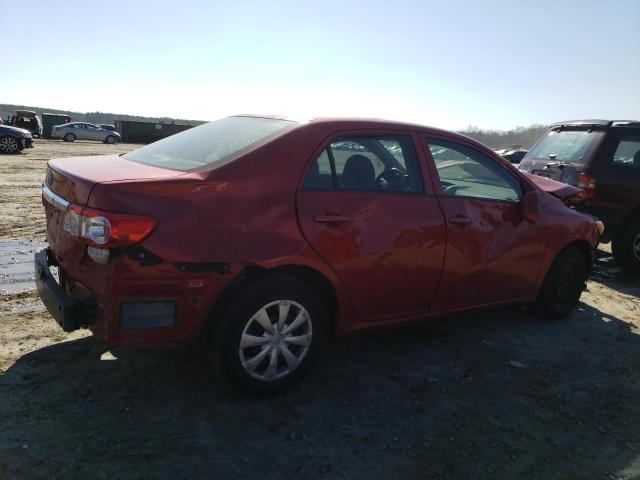 5YFBU4EE2CP035108 - 2012 TOYOTA COROLLA BASE RED photo 3