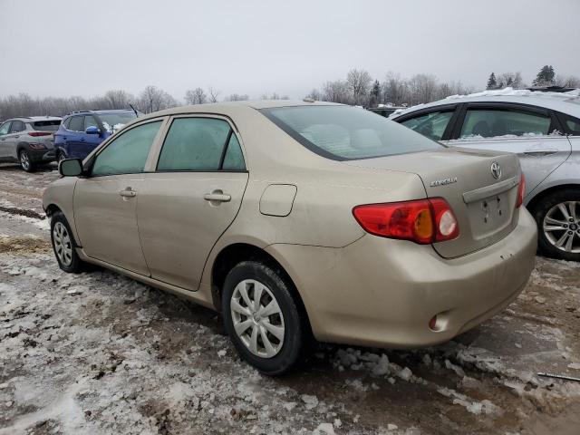 1NXBU40E29Z054224 - 2009 TOYOTA COROLLA BASE GOLD photo 2