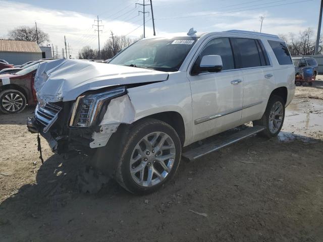 1GYS4DKJ0KR297919 - 2019 CADILLAC ESCALADE PLATINUM WHITE photo 1