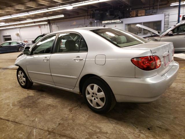 1NXBR30E07Z842850 - 2007 TOYOTA COROLLA CE SILVER photo 2