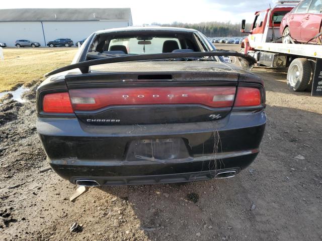 2C3CDXAT9CH303981 - 2012 DODGE CHARGER POLICE BLACK photo 6