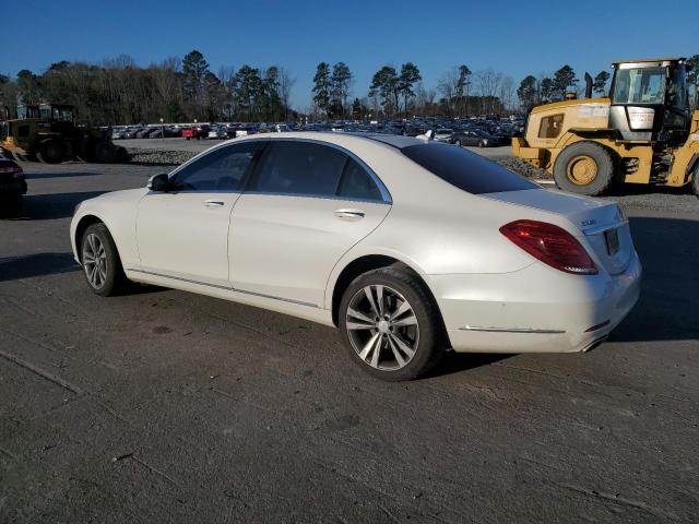 WDDUG8CB9FA123703 - 2015 MERCEDES-BENZ S 550 WHITE photo 2