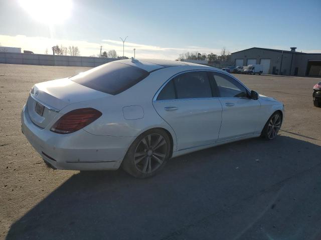 WDDUG8CB9FA123703 - 2015 MERCEDES-BENZ S 550 WHITE photo 3