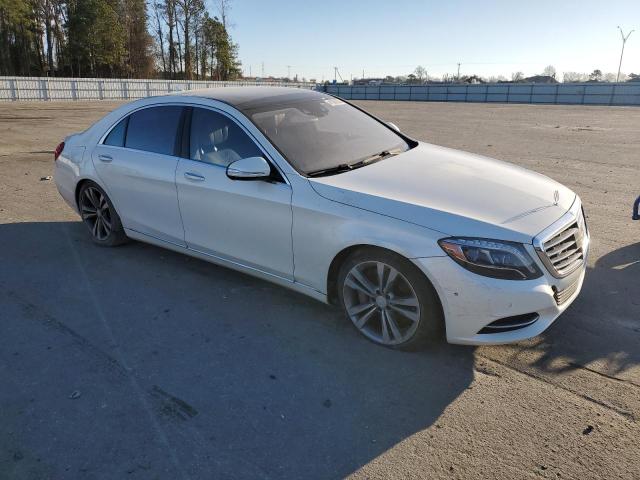 WDDUG8CB9FA123703 - 2015 MERCEDES-BENZ S 550 WHITE photo 4