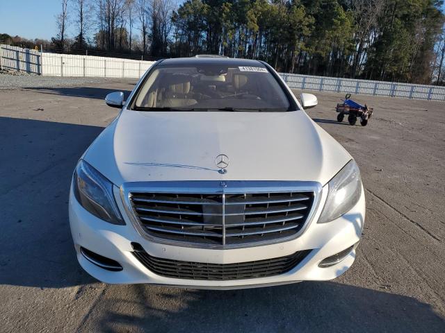 WDDUG8CB9FA123703 - 2015 MERCEDES-BENZ S 550 WHITE photo 5