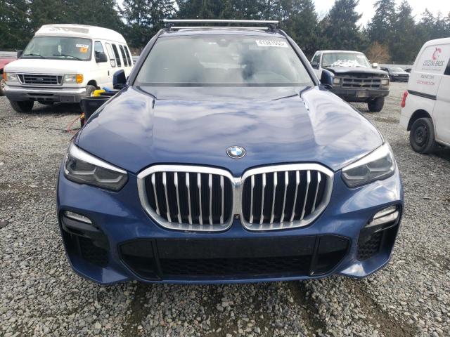 5UXCR6C07L9C26880 - 2020 BMW X5 XDRIVE40I BLUE photo 5