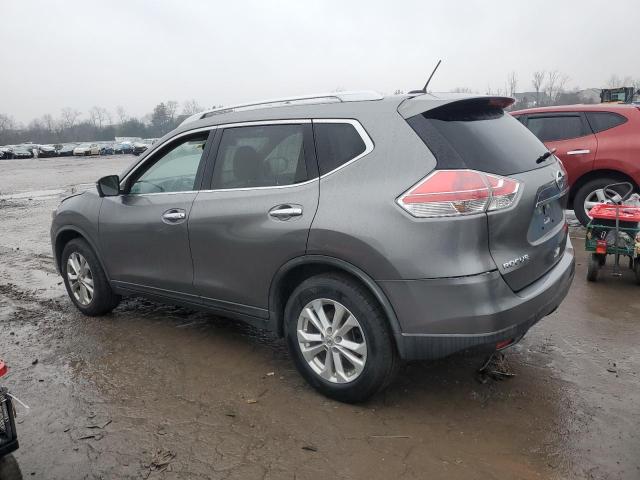 KNMAT2MV7FP521102 - 2015 NISSAN ROGUE S GRAY photo 2