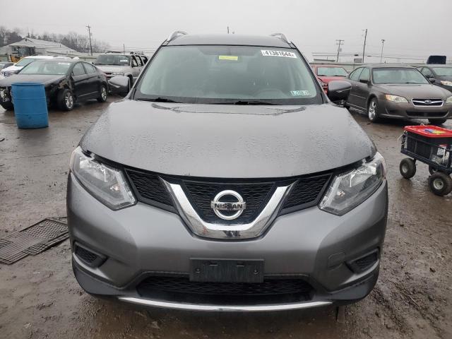 KNMAT2MV7FP521102 - 2015 NISSAN ROGUE S GRAY photo 5