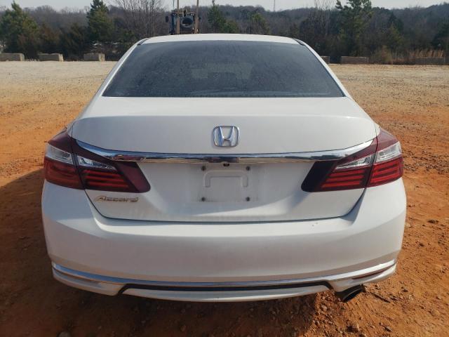 1HGCR2F3XHA130276 - 2017 HONDA ACCORD LX WHITE photo 6