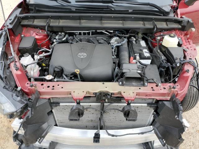 5TDLZRAH4NS134560 - 2022 TOYOTA HIGHLANDER XSE RED photo 11