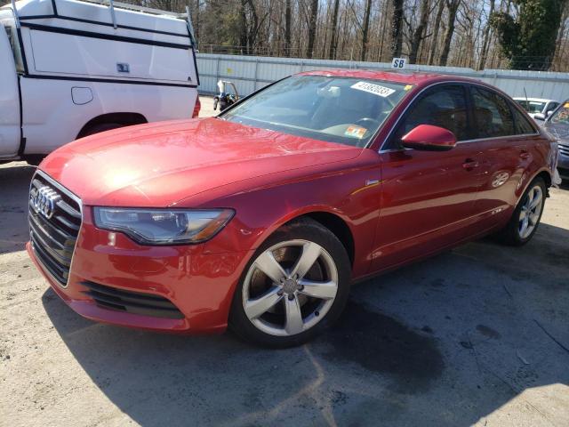 WAUBGAFC8CN006001 - 2012 AUDI A6 RED photo 1