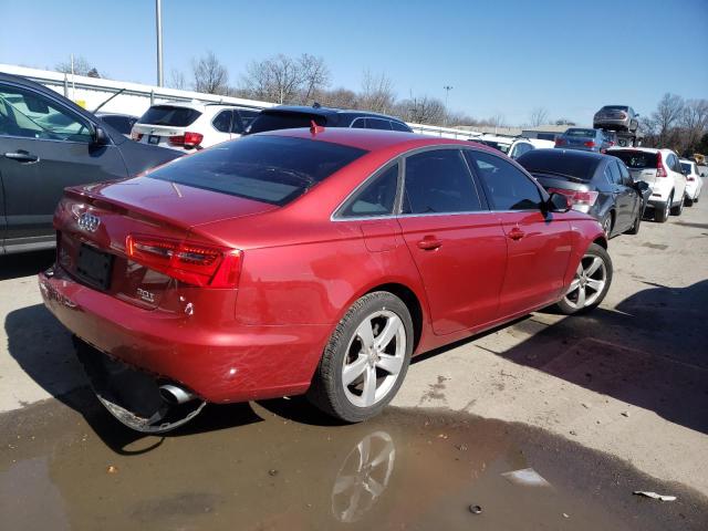 WAUBGAFC8CN006001 - 2012 AUDI A6 RED photo 3