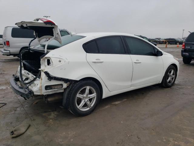 3KPFK4A79JE166307 - 2018 KIA FORTE LX WHITE photo 3