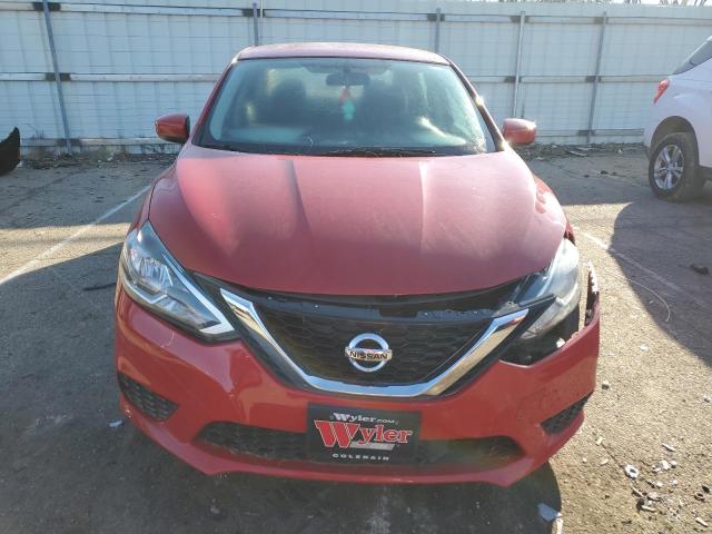 3N1AB7AP5KY244578 - 2019 NISSAN SENTRA S RED photo 5