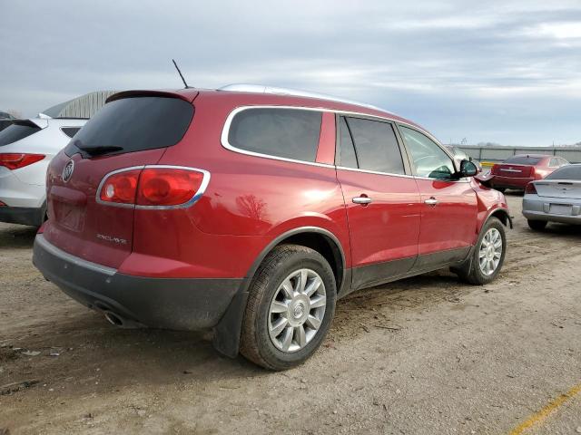 5GAKRCED6CJ263170 - 2012 BUICK ENCLAVE RED photo 3