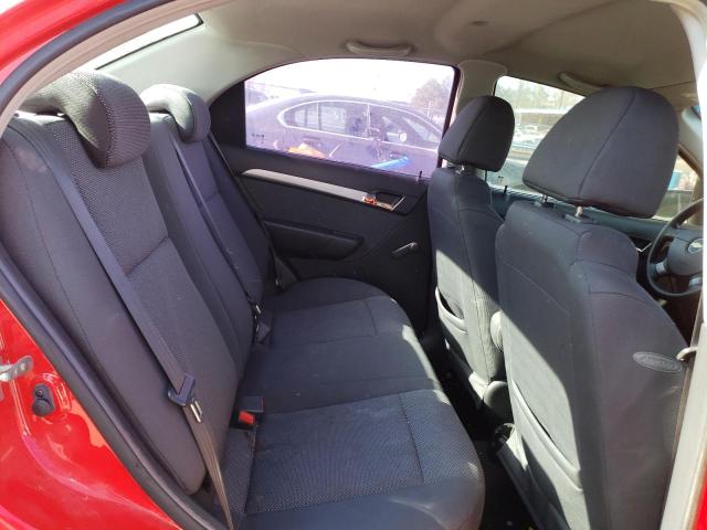 KL1TD5DE9AB116802 - 2010 CHEVROLET AVEO LS 红色 照片 10