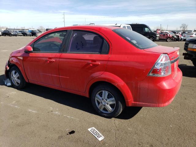 KL1TD5DE9AB116802 - 2010 CHEVROLET AVEO LS 红色 照片 2