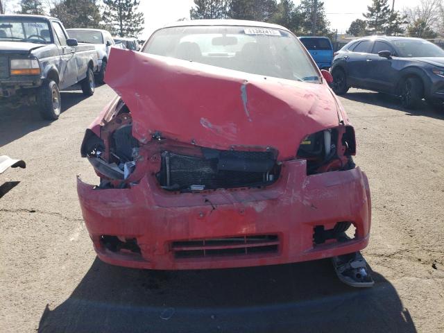 KL1TD5DE9AB116802 - 2010 CHEVROLET AVEO LS 红色 照片 5