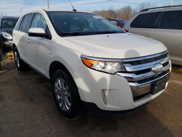 2FMDK3JC0DBA21503 - 2013 FORD EDGE SEL WHITE photo 4