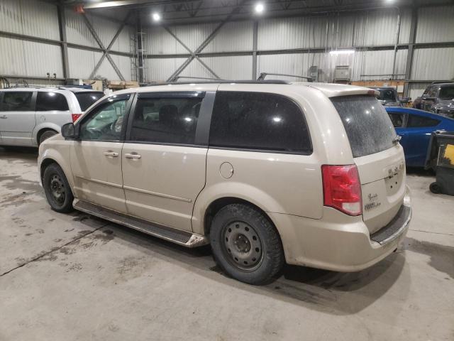 2C4RDGBG3FR749520 - 2015 DODGE GRAND CARA SE BEIGE photo 2