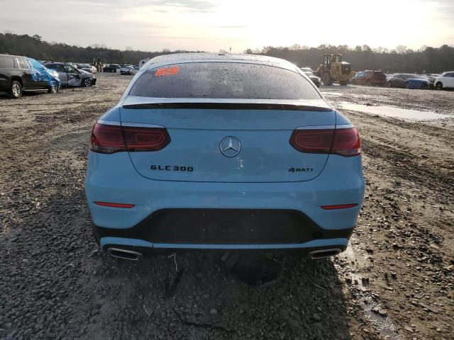 W1N0J8EB2LF859557 - 2020 MERCEDES-BENZ GLC COUPE 300 4MATIC BLUE photo 6