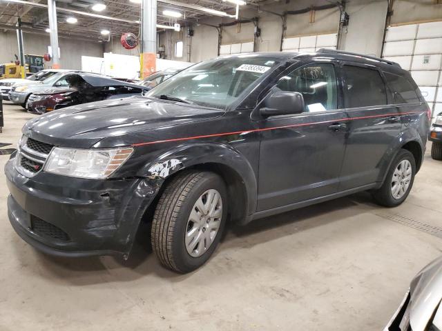 3C4PDCAB4JT518427 - 2018 DODGE JOURNEY SE BLACK photo 1