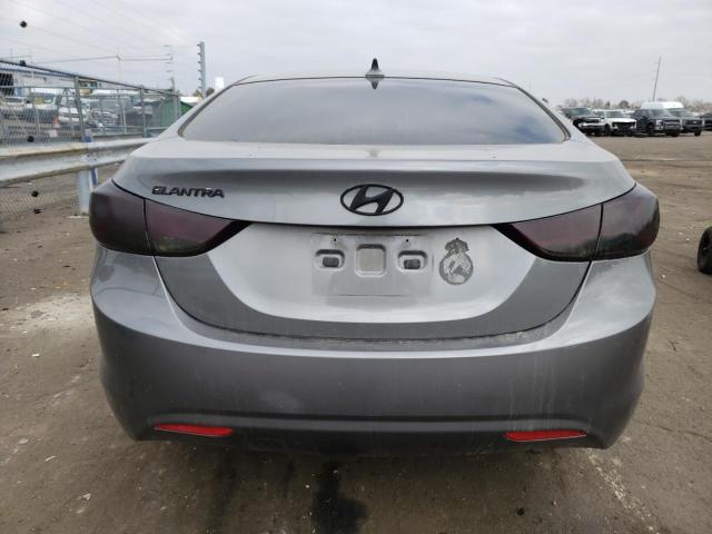 5NPDH4AE0CH127429 - 2012 HYUNDAI ELANTRA GLS GRAY photo 6