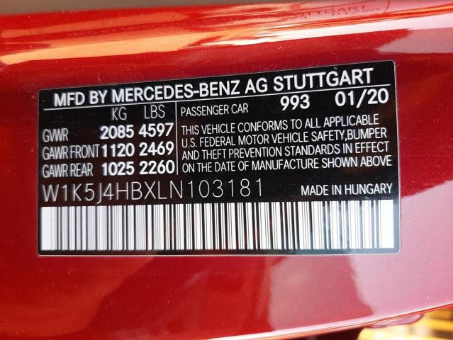 W1K5J4HBXLN103181 - 2020 MERCEDES-BENZ CLA 250 4MATIC RED photo 13