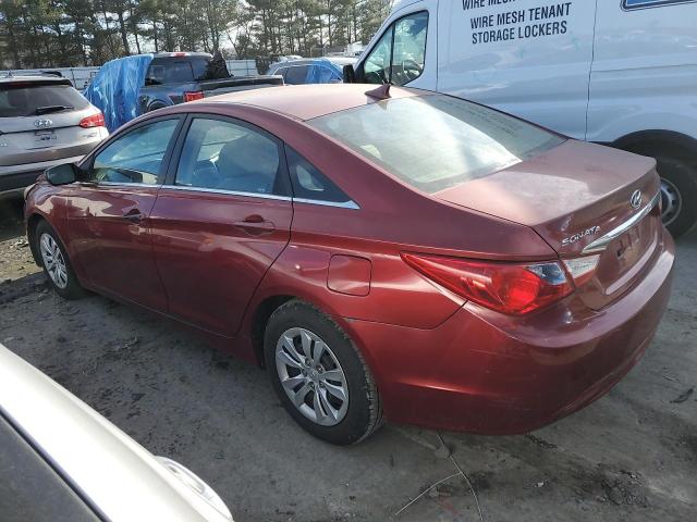 5NPEB4ACXBH294514 - 2011 HYUNDAI SONATA GLS RED photo 2