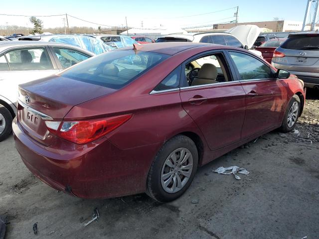 5NPEB4ACXBH294514 - 2011 HYUNDAI SONATA GLS RED photo 3