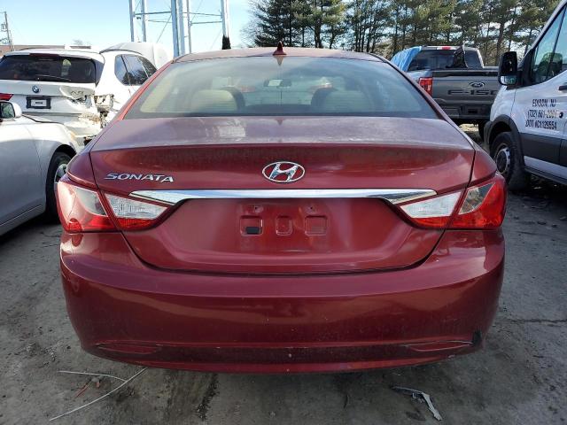 5NPEB4ACXBH294514 - 2011 HYUNDAI SONATA GLS RED photo 6