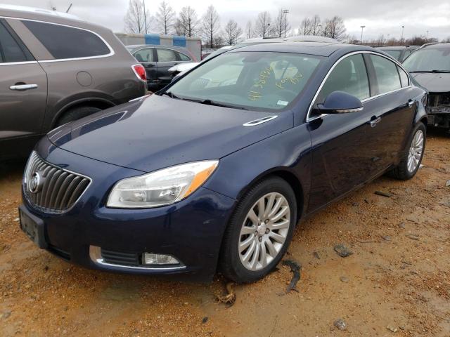 2G4GS5EV4C9140763 - 2012 BUICK REGAL PREMIUM BLUE photo 1