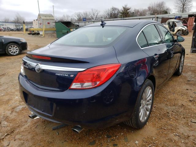 2G4GS5EV4C9140763 - 2012 BUICK REGAL PREMIUM BLUE photo 3