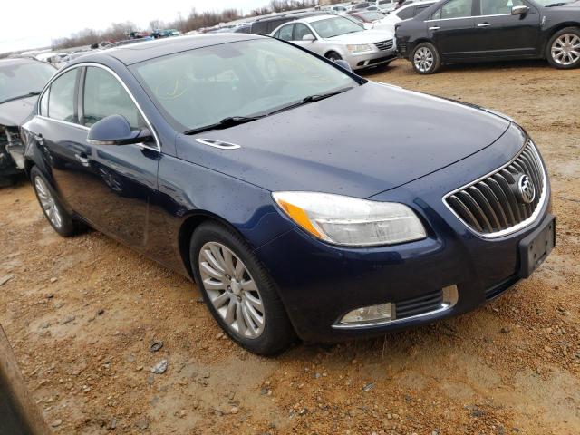 2G4GS5EV4C9140763 - 2012 BUICK REGAL PREMIUM BLUE photo 4