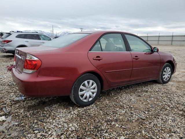 JTDBE32K853034610 - 2005 TOYOTA CAMRY LE RED photo 3