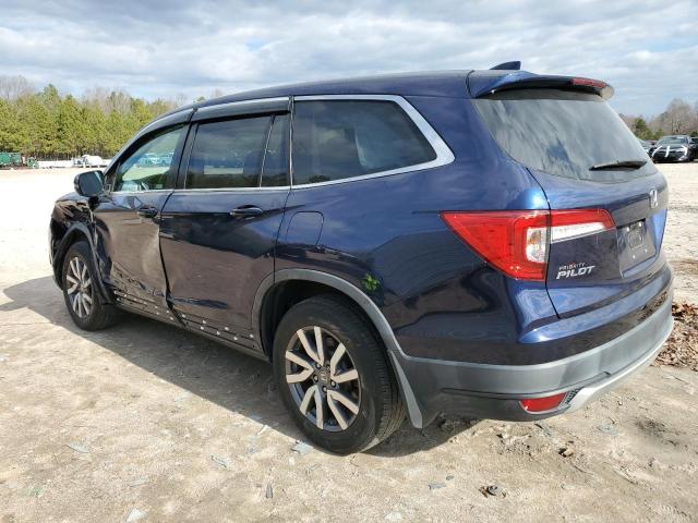 5FNYF6H56KB011707 - 2019 HONDA PILOT EXL BLUE photo 2