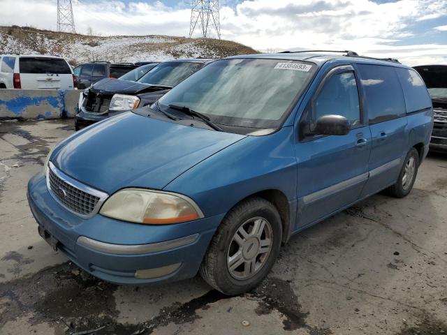 2FMZA52461BB74149 - 2001 FORD WINDSTAR SE BLUE photo 1