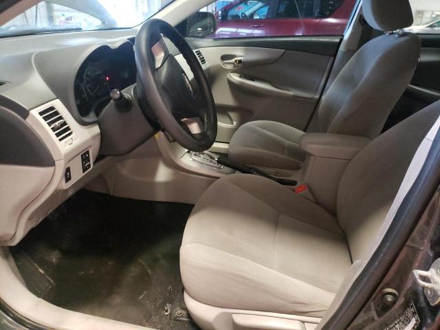 2T1BU4EE7CC906620 - 2012 TOYOTA COROLLA BASE GRAY photo 7
