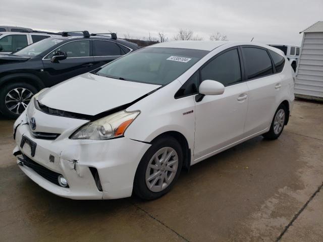 JTDZN3EU6C3085645 - 2012 TOYOTA PRIUS V WHITE photo 1