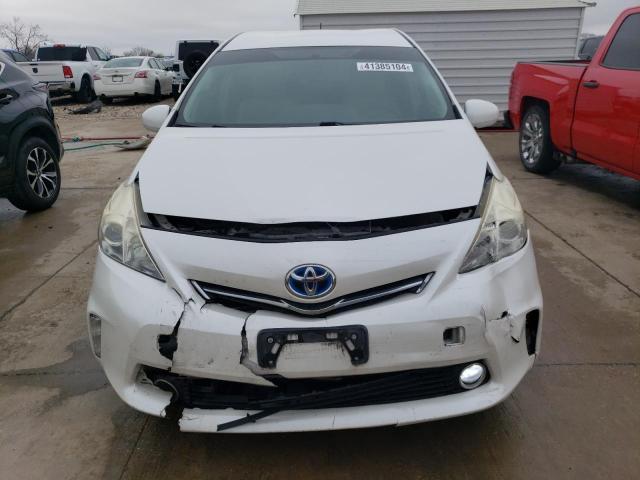 JTDZN3EU6C3085645 - 2012 TOYOTA PRIUS V WHITE photo 5