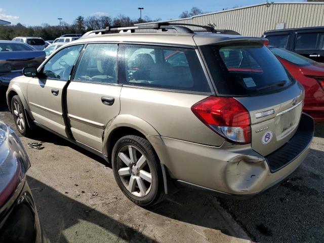 4S4BP61C287305238 - 2008 SUBARU OUTBACK 2.5I GOLD photo 2