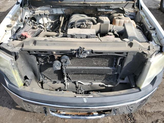 1FTRF12809KA73725 - 2009 FORD F150 WHITE photo 11